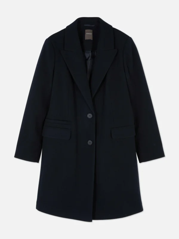 Pardessus à Boutonnage Simple