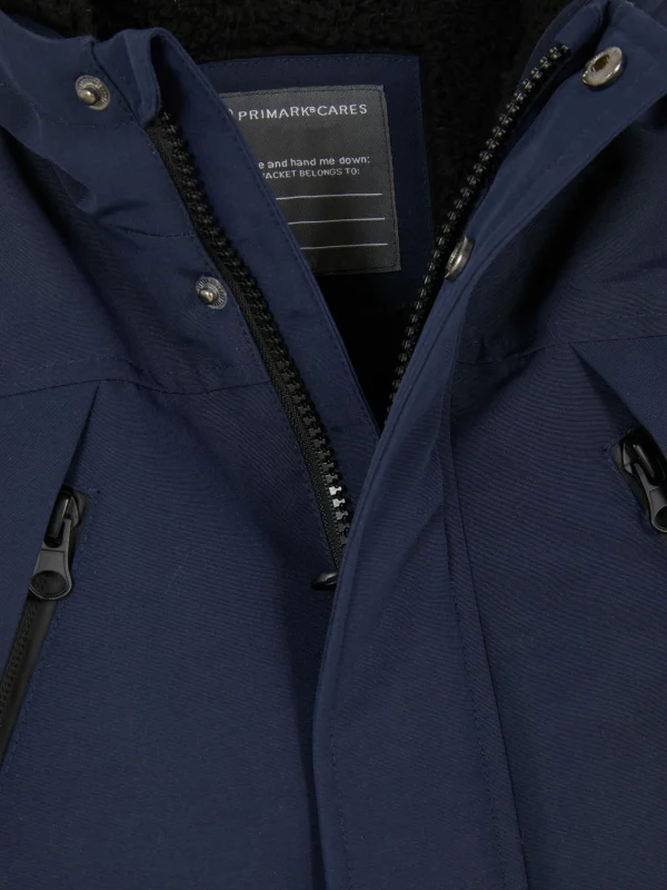 Parka à Capuche Et Quatre Poches