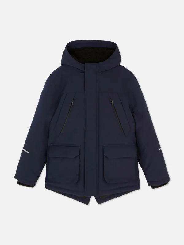 Parka à Capuche Pour Ado