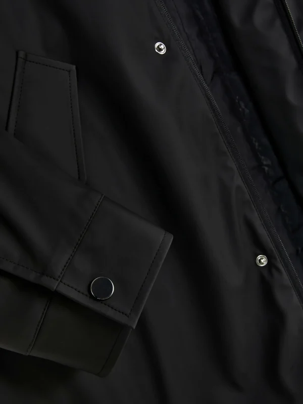 Parka Caoutchoutée à Capuche