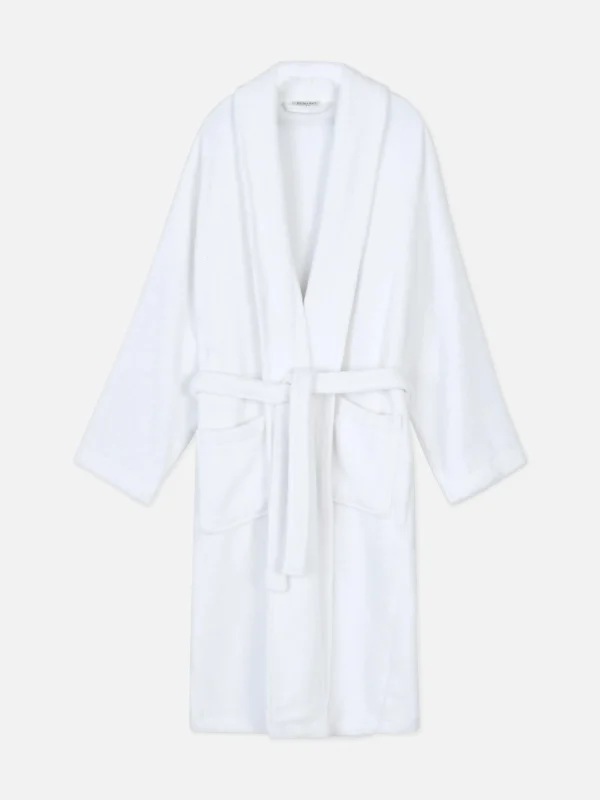 Peignoir De Spa En Tissu-éponge Coton
