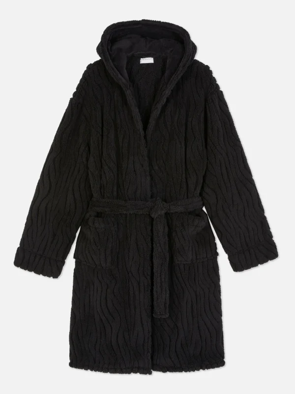 Peignoir En Molleton Texturé