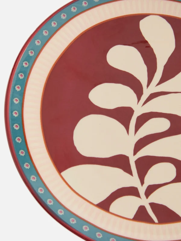 Petite Assiette Florale Stylisée