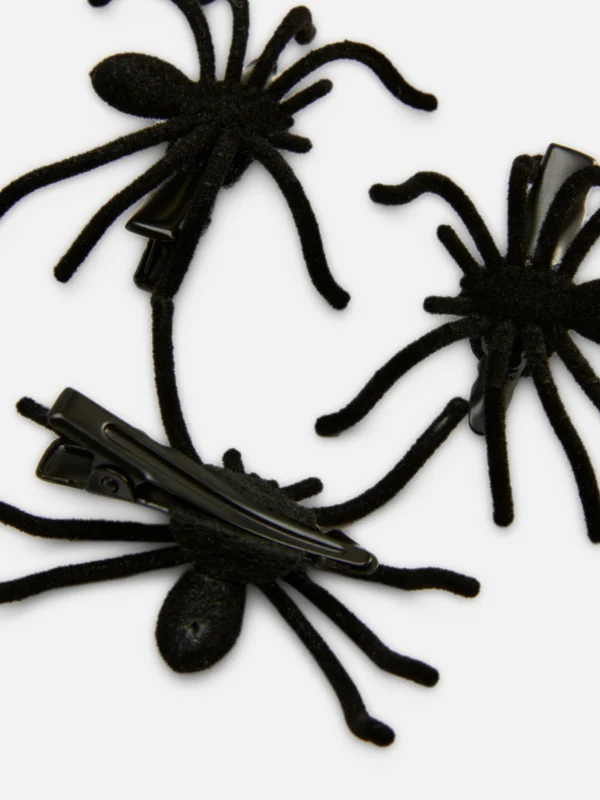 Pinces à Cheveux En Araignée D'Halloween