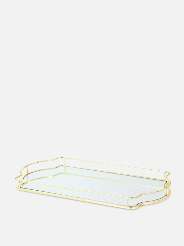 Plateau Rectangulaire Effet Miroir