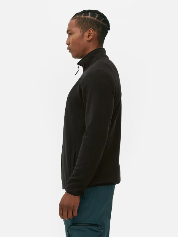 Polaire Zippée à Col Cheminée