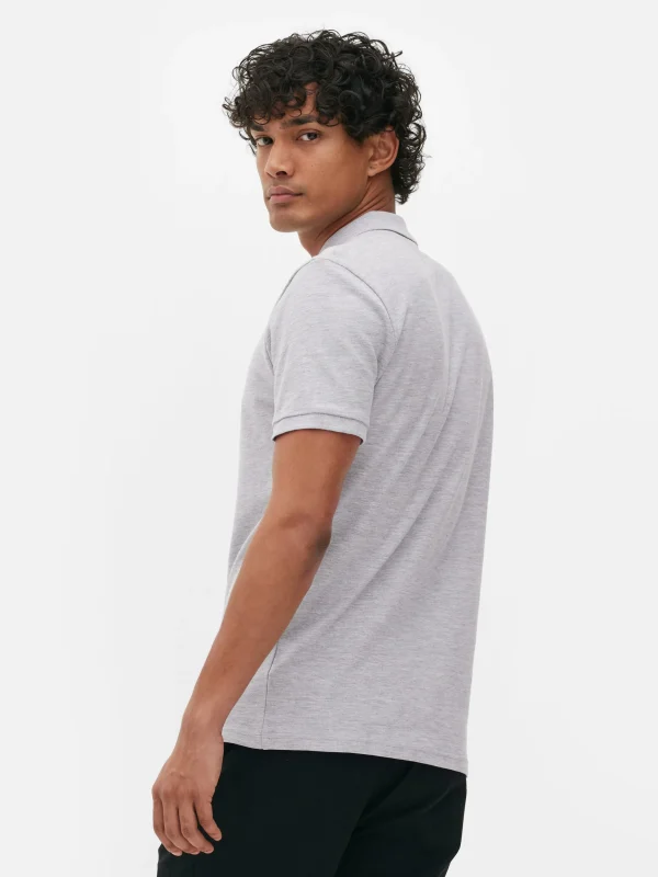 Polo En Piqué à Manches Courtes