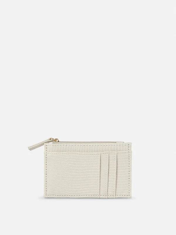 Porte-cartes à Texture Peau De Serpent