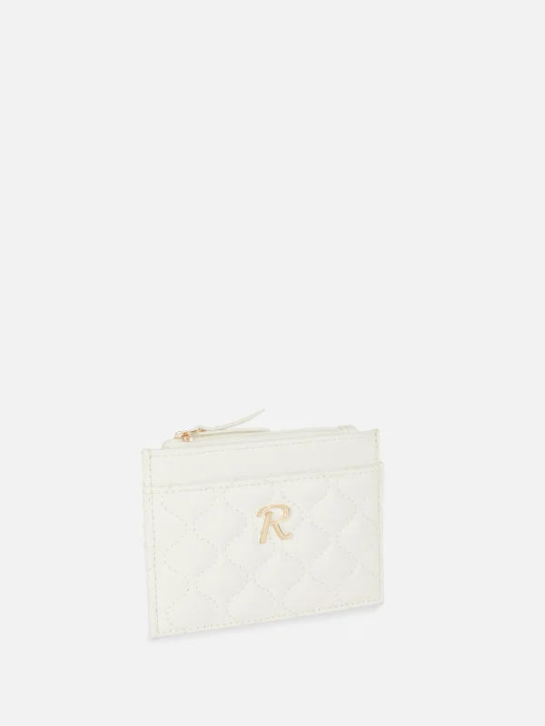 Porte-cartes Matelassé à Initiale