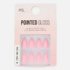 PS... Faux Ongles Brillants Pointus
