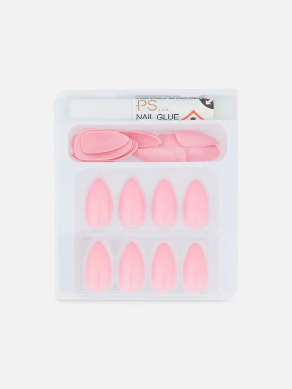 PS... Faux Ongles Brillants Pointus