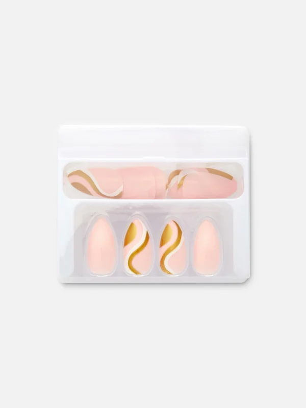 PS... Faux Ongles Pointus Brillants Tourbillon