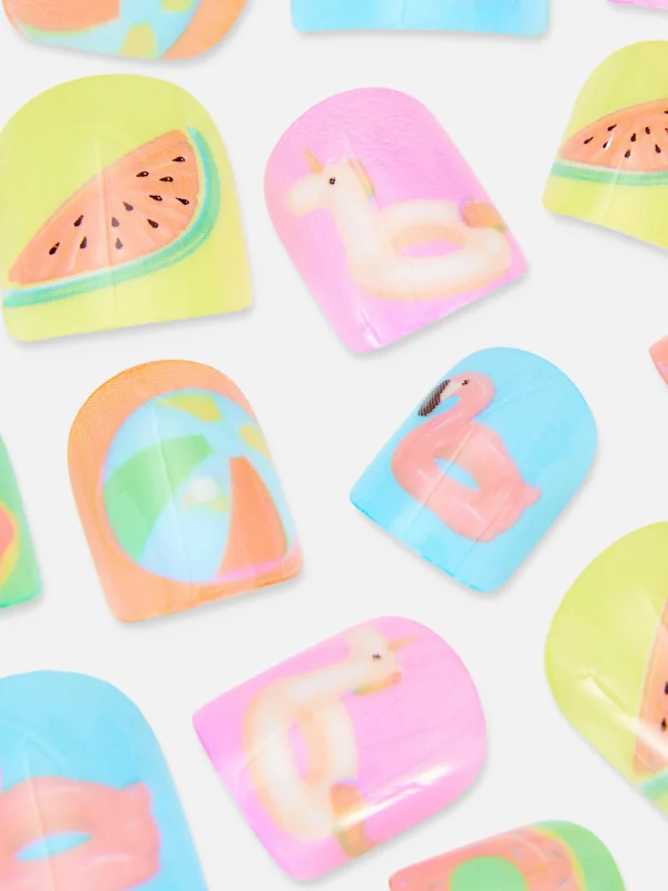 PS... Mini Faux Ongles Graphiques