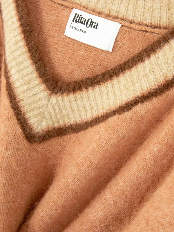 Pull à Col En V Style Vintage Rita Ora