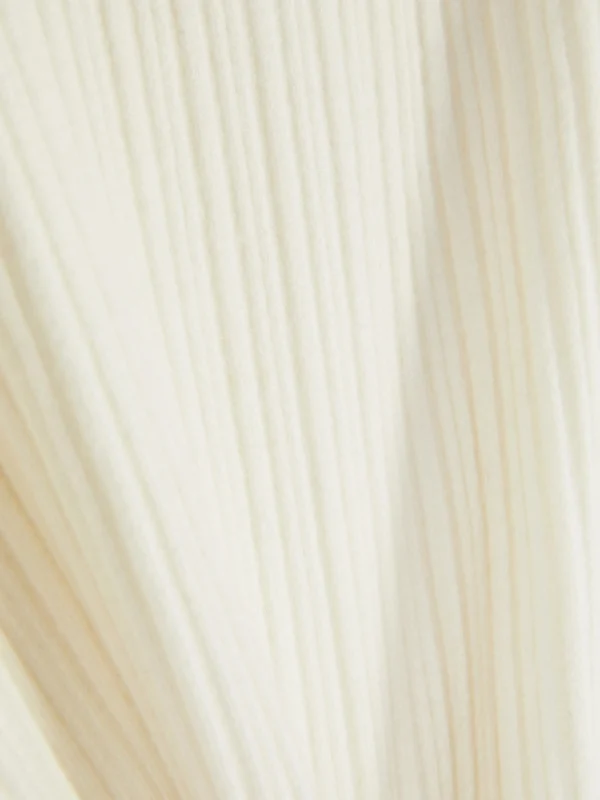 Pull à Col Ras Du Cou Côtelé