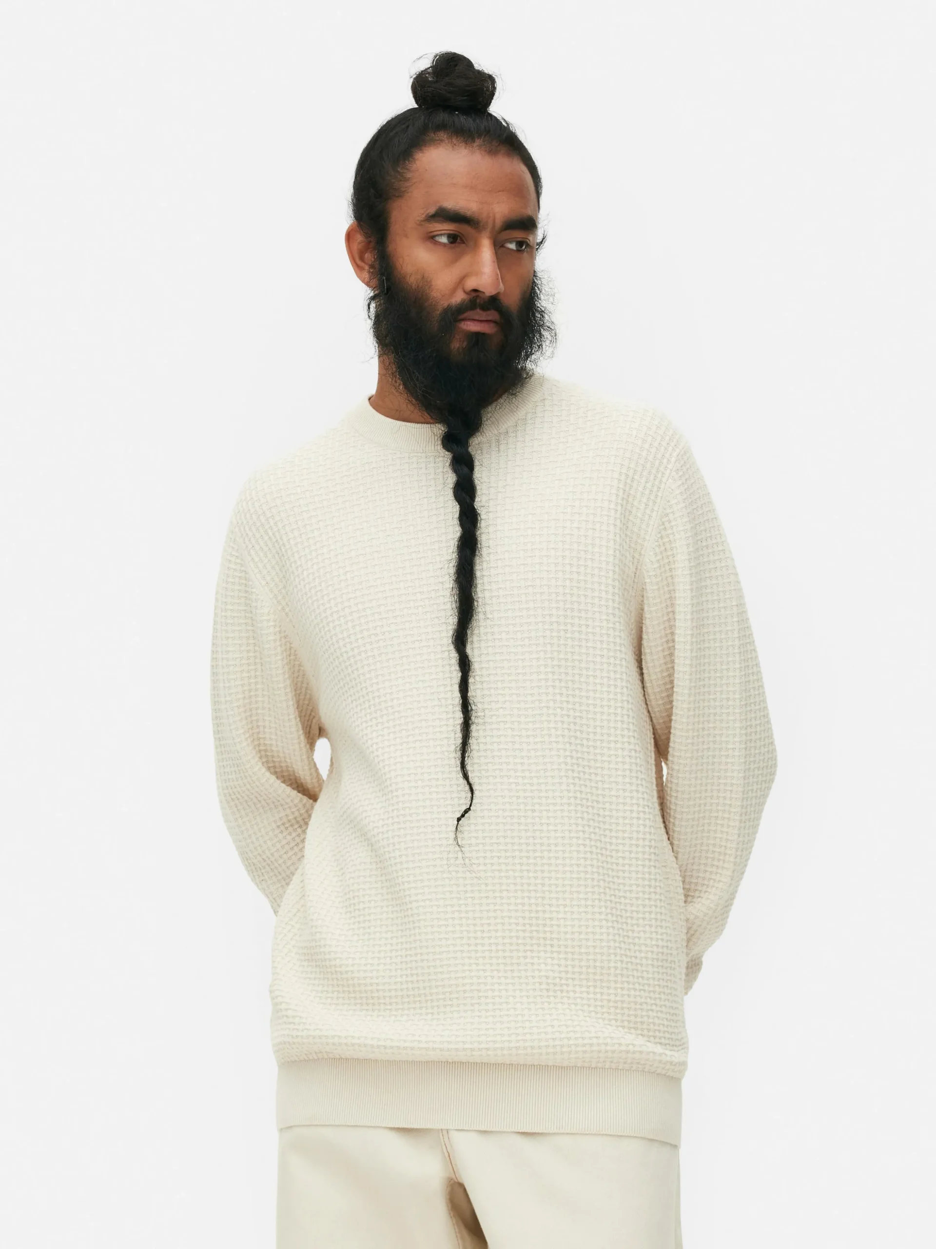 pull__col_rasducou_en_poi_0.webp Pull à Col Ras-du-cou En Point De Panier Tressé