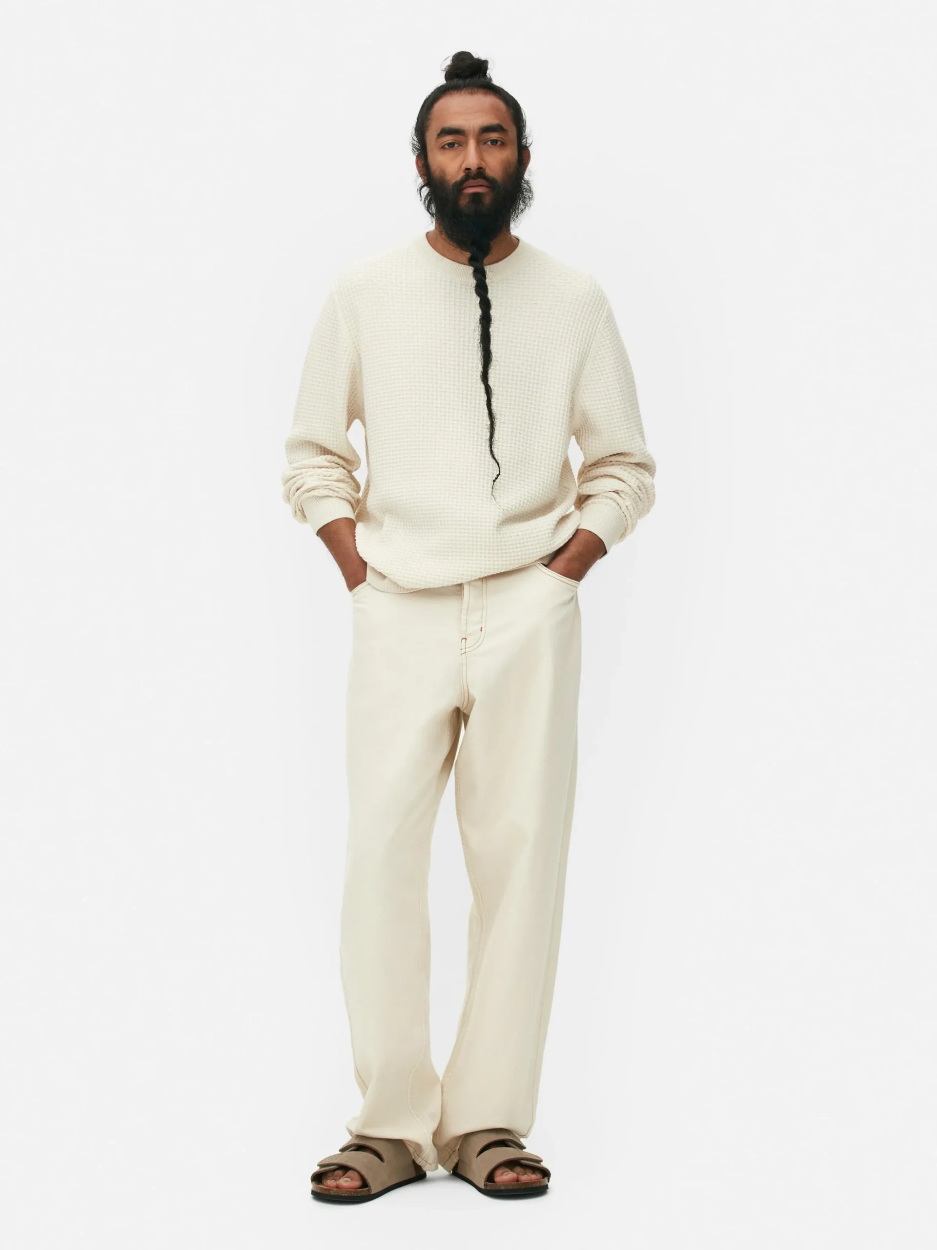 pull__col_rasducou_en_poi_1.webp Pull à Col Ras-du-cou En Point De Panier Tressé