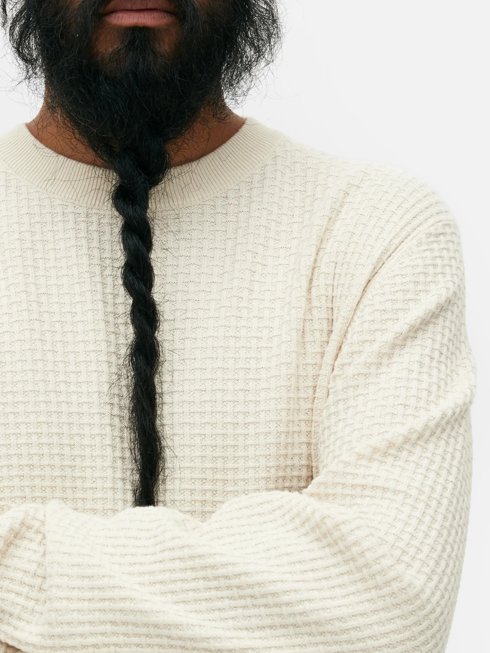 pull__col_rasducou_en_poi_2.webp Pull à Col Ras-du-cou En Point De Panier Tressé