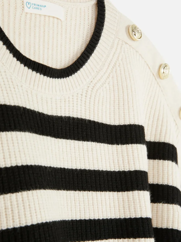 Pull à Col Ras-du-cou Et à Boutons