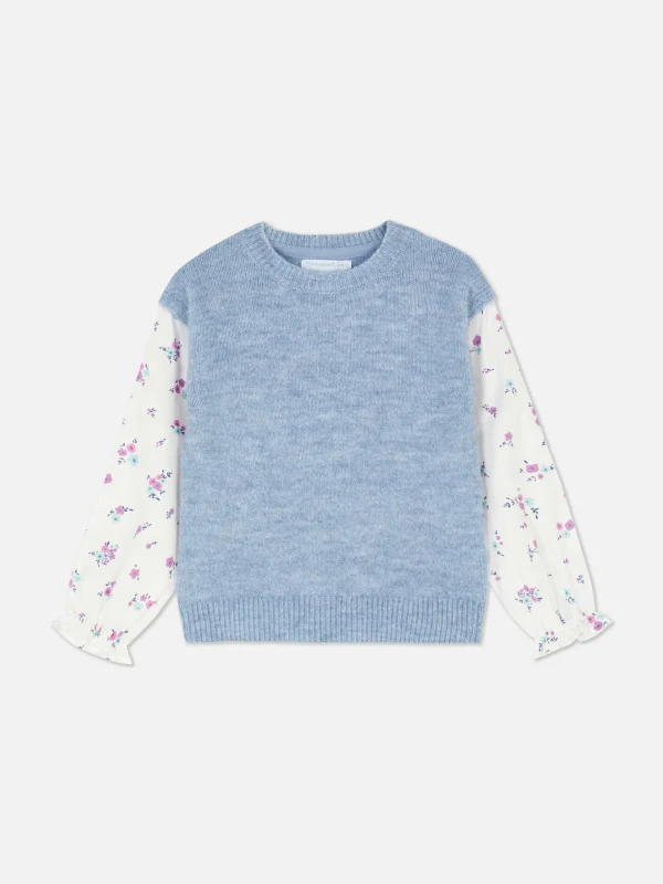 Pull à Manches Contrastées