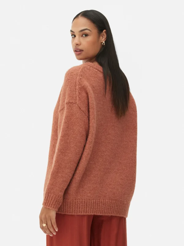 Pull Coupe Regular à Col En V