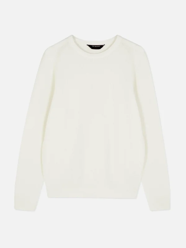 Pull Côtelé à Col Ras-du-cou