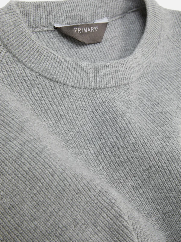 Pull Côtelé à Col Ras-du-cou