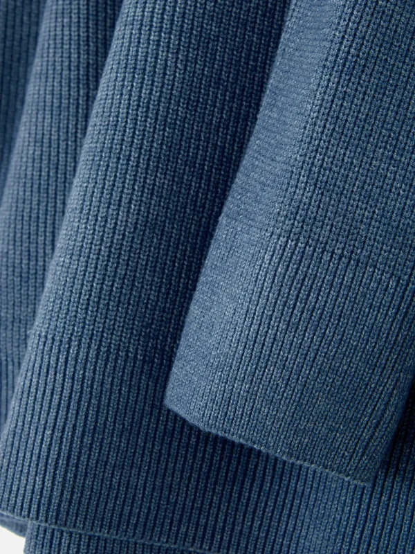 Pull Côtelé à Col Ras-du-cou