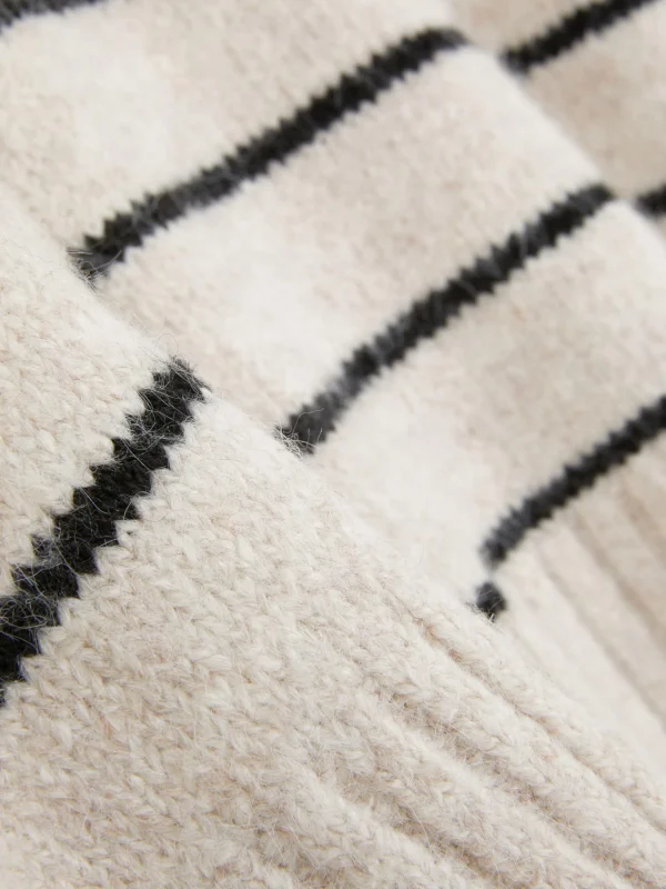 Pull Droit à Rayures