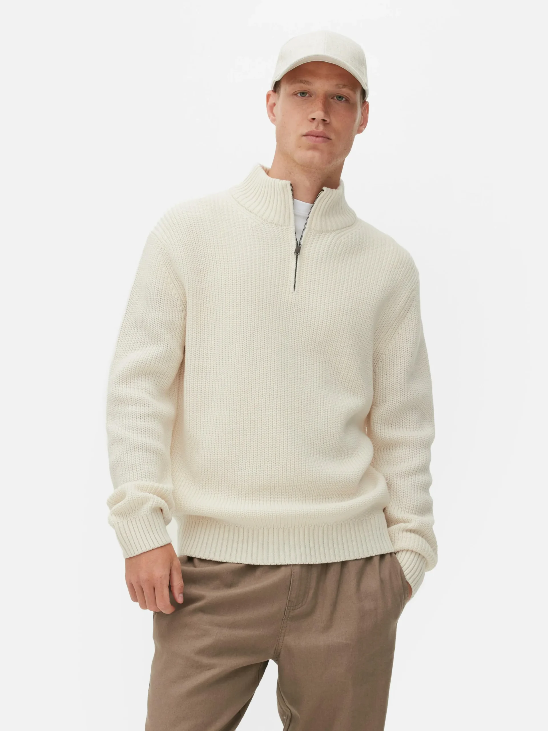 pull_en_maille_ctele__col_0.webp Pull En Maille Côtelée à Col Zippé