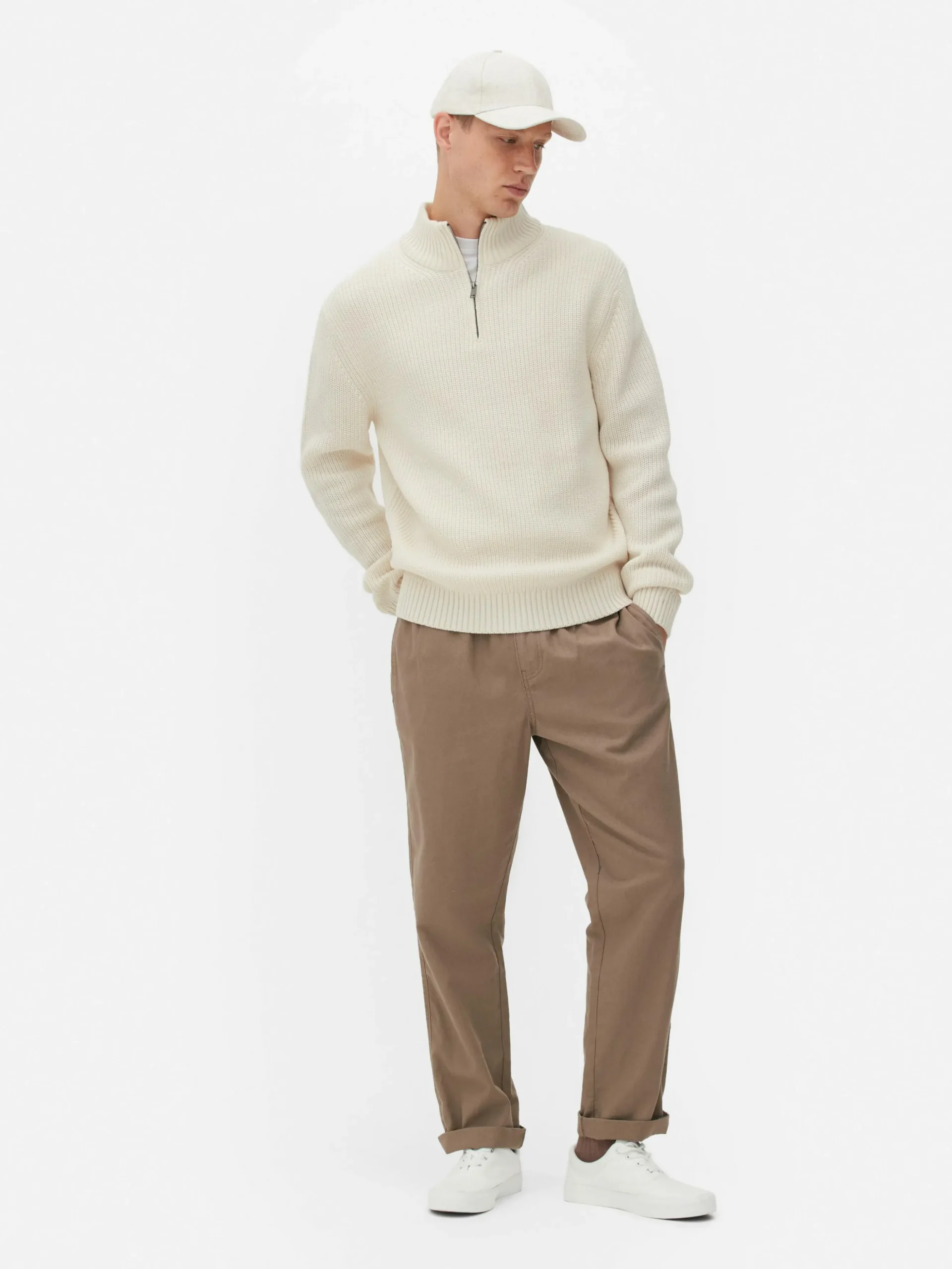 pull_en_maille_ctele__col_1.webp Pull En Maille Côtelée à Col Zippé