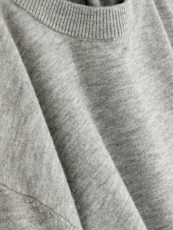 Pull En Maille Fine à Col Ras-du-cou