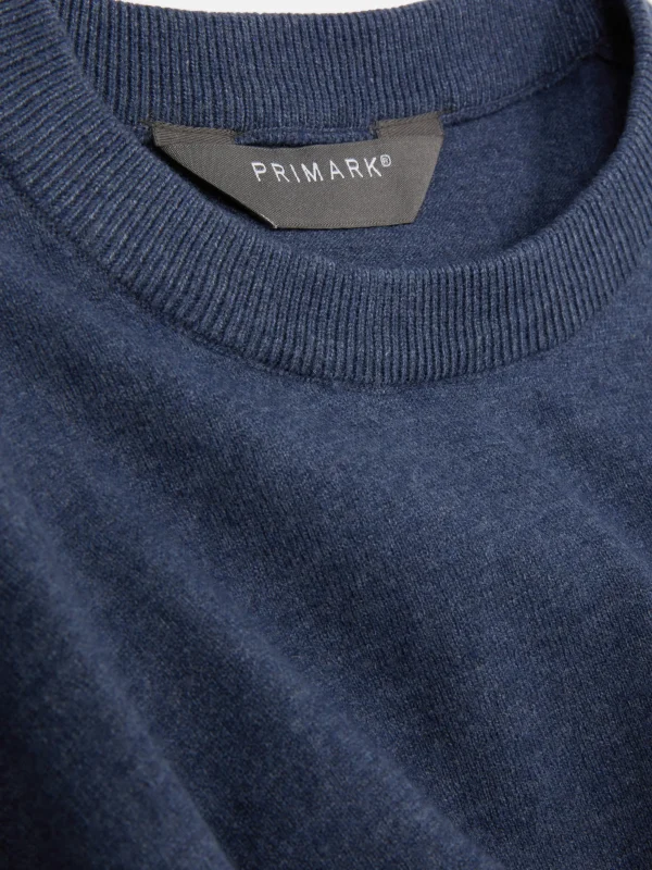 Pull En Maille Fine à Col Ras-du-cou