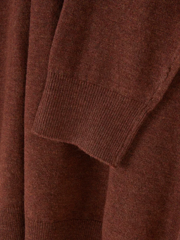 Pull En Maille Fine à Col Ras-du-cou