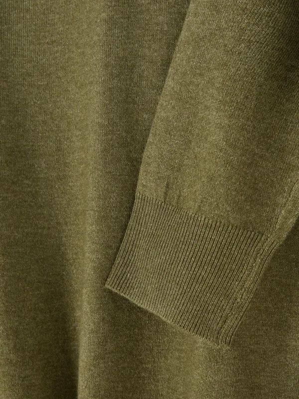 Pull En Maille Fine à Col Ras-du-cou