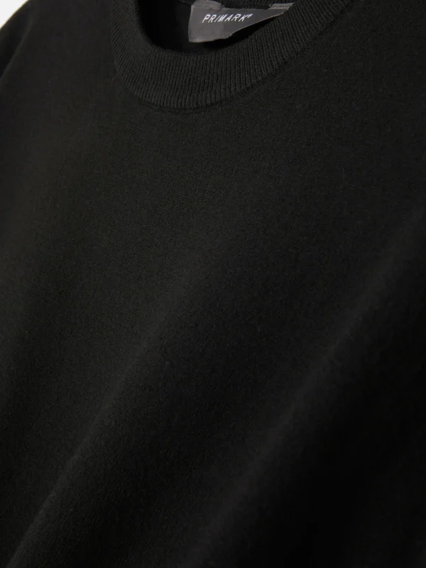 Pull En Maille Fine à Col Ras-du-cou