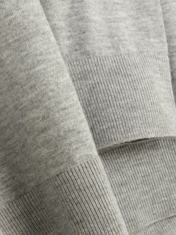 Pull En Maille Fine à Col Ras-du-cou