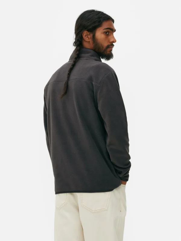 Pull En Molleton à Col Zippé