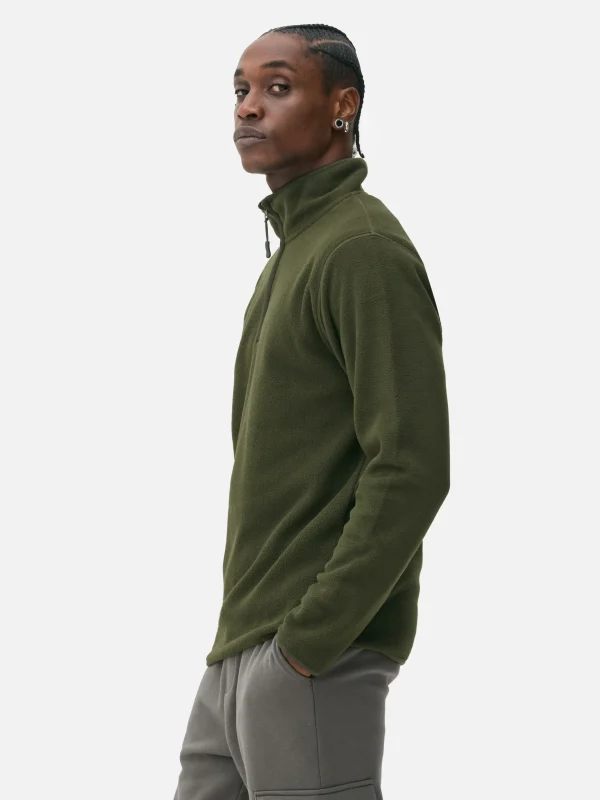 Pull En Molleton à Col Zippé