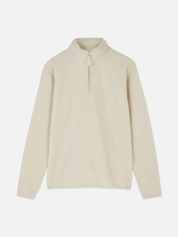 Pull En Molleton à Col Zippé