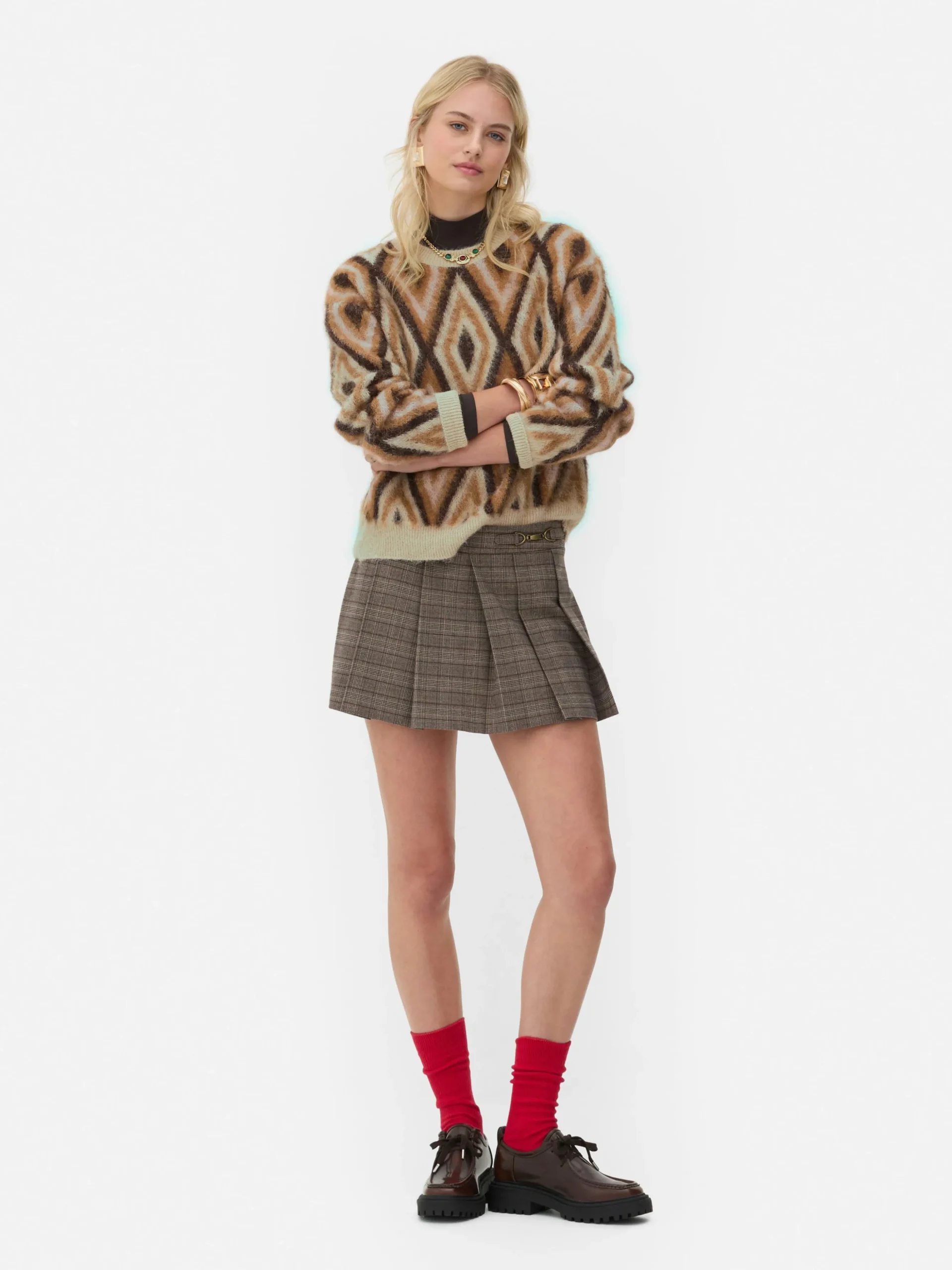 pull_en_tricot__motif_los_1.webp Pull En Tricot à Motif Losange Rita Ora