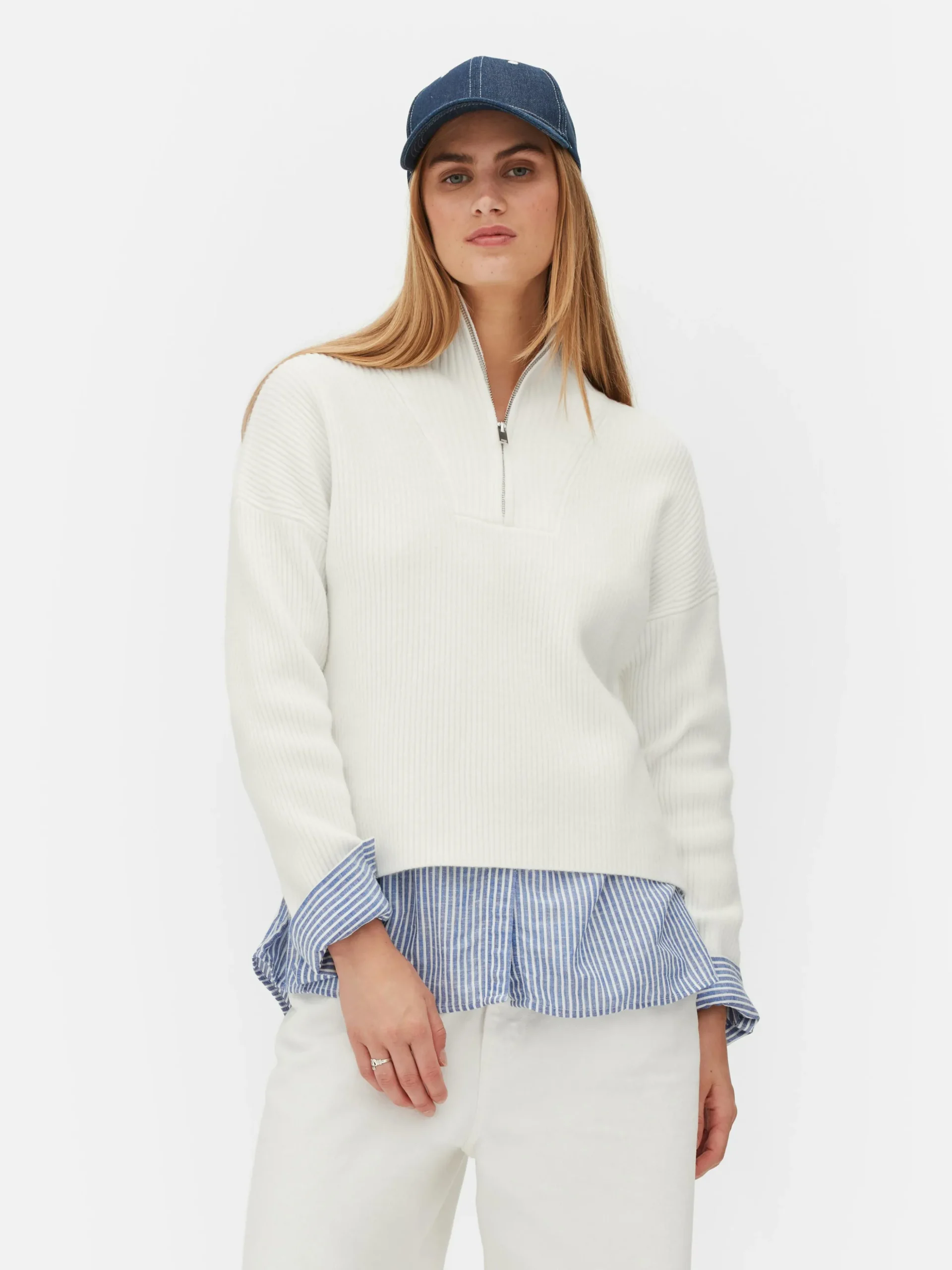 pull_tricot__encolure_zip_0.webp Pull Tricoté à Encolure Zippée