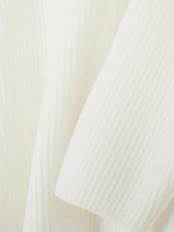 Pull Tricoté à Encolure Zippée