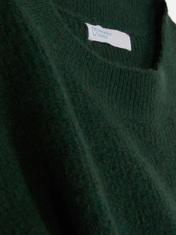 Pull Tricoté Avec Manches à Revers