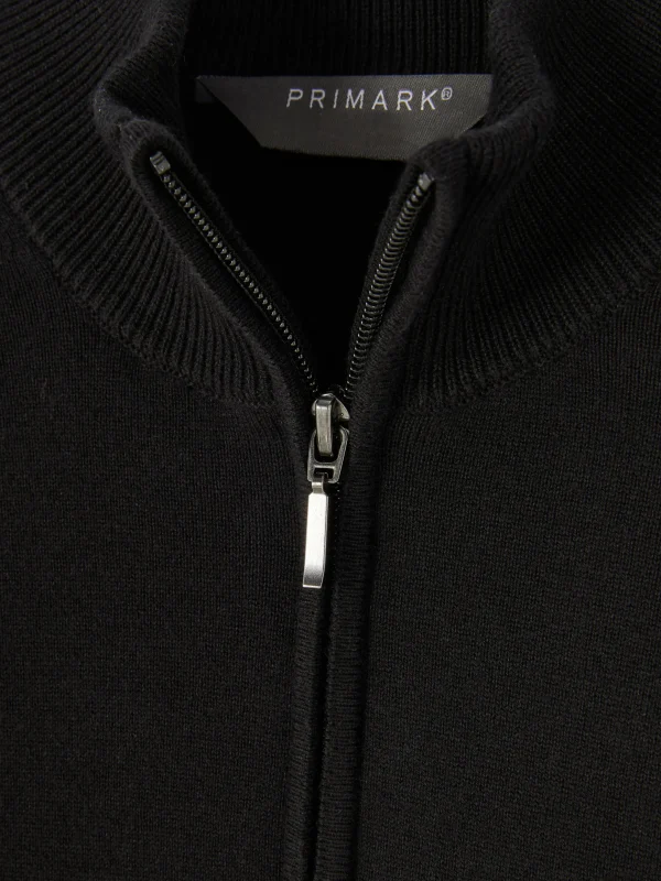 Pull Tricoté Semi-zippé