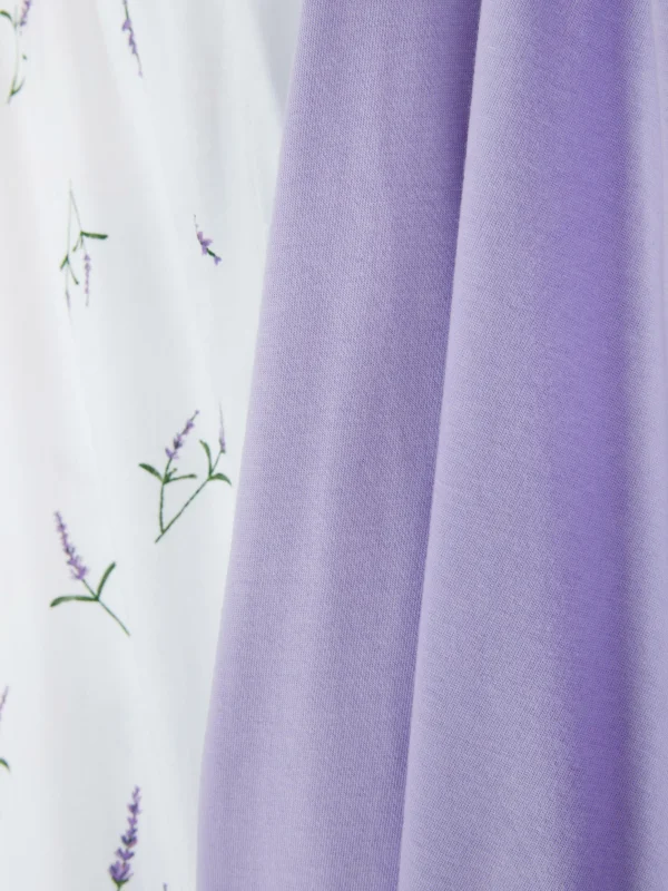 Pyjama à Manches Courtes En Jersey Imprimé