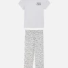 Pyjama à Manches Courtes Graphique En Jersey