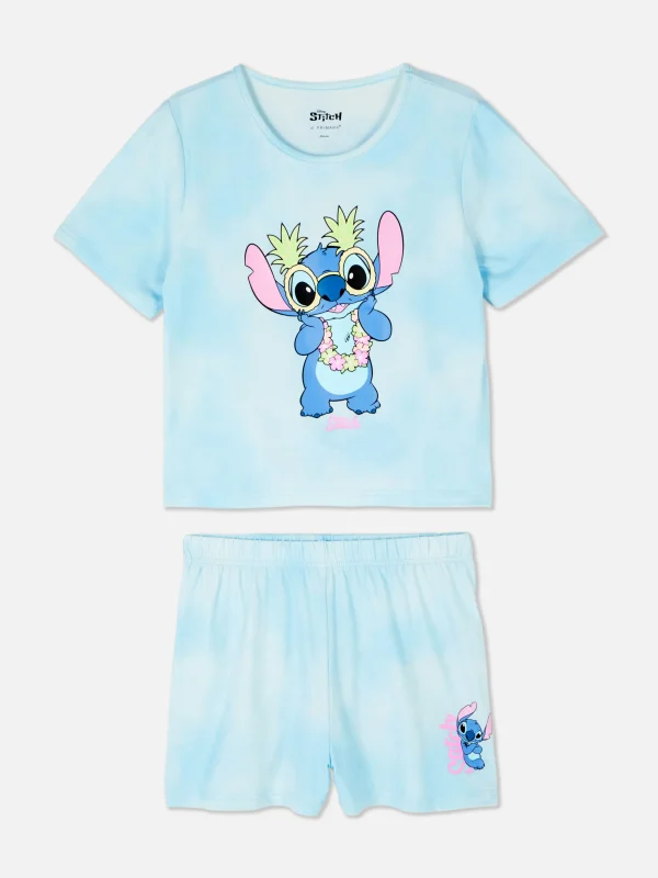 Pyjama à Manches Courtes Tie Dye Disney Lilo & Stitch
