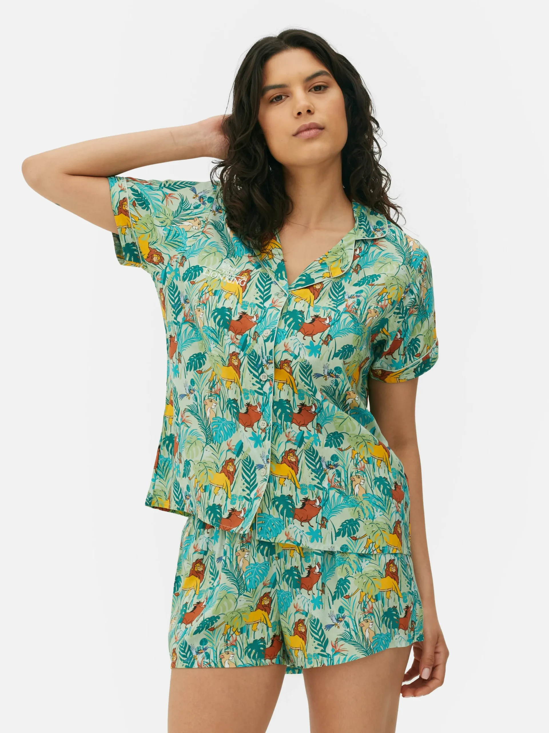 pyjama__manches_courtes_t_1.webp Pyjama à Manches Courtes Tissé Disney Le Roi Lion