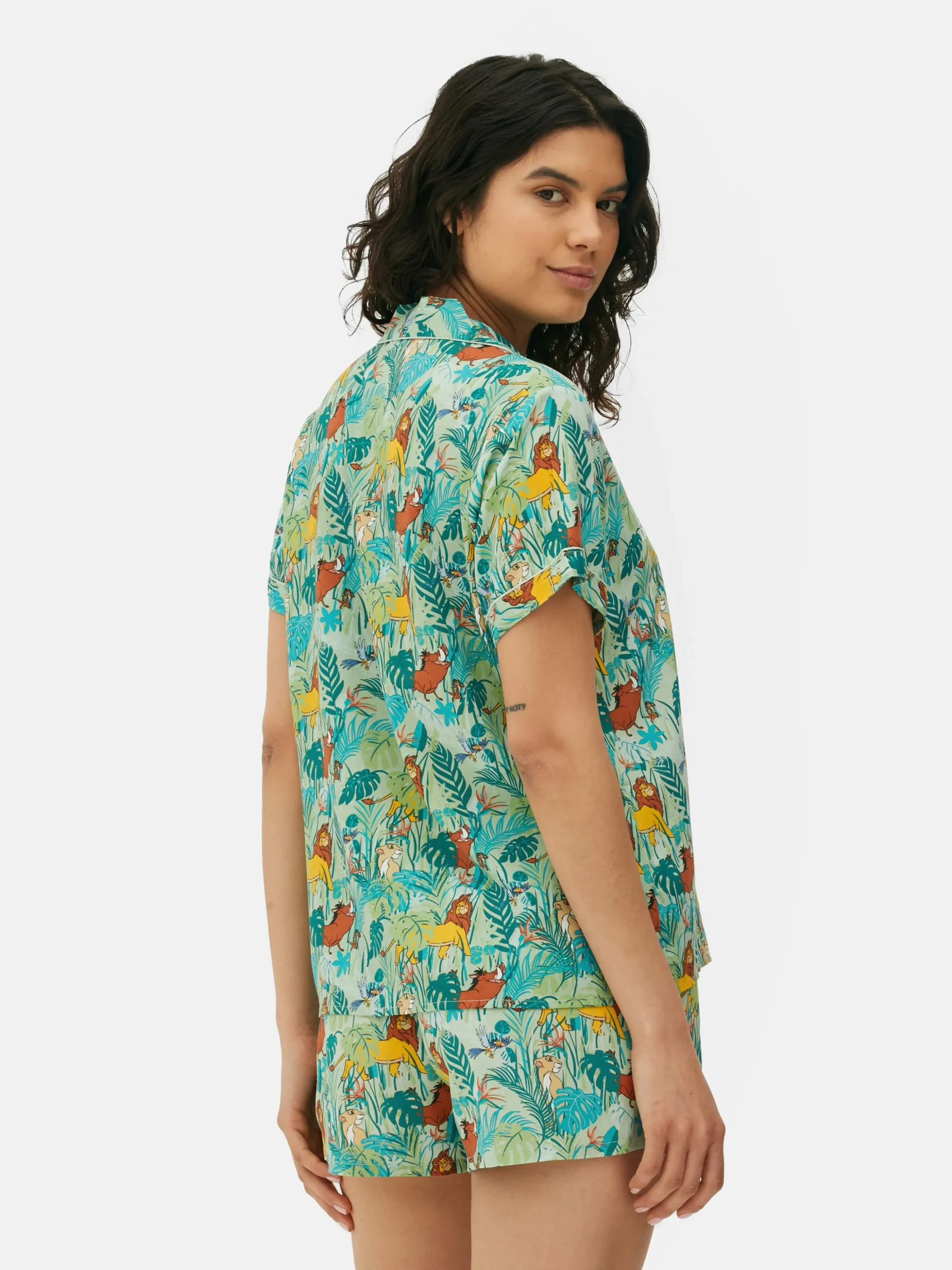 pyjama__manches_courtes_t_3.webp Pyjama à Manches Courtes Tissé Disney Le Roi Lion